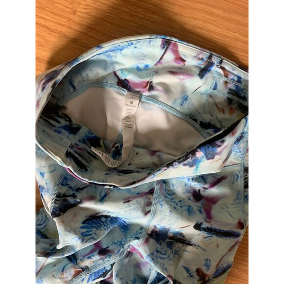Lululemon  Speed Full Length Pull-On Leggings Pants Tie Dye  size 4 - Picture 4 of 6